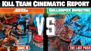 Strike Force Justian VS Gellerpox Nids  Cinematic Warhammer 40k Kill Team Battle Report [upl. by Ule]