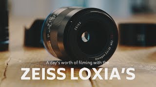 Shooting with the Zeiss Loxia Lenses [upl. by Haelat]