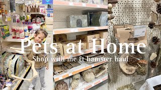 Shop with me in Pets at home  Hamster Haul  VLOG 🌷 [upl. by Inanuah]