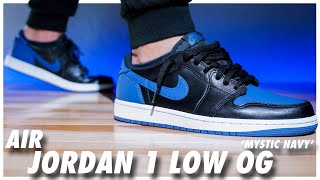 Air Jordan 1 Low OG Mystic Navy [upl. by Wren363]