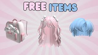 GET FREE HAIRS AND ITEMS IN ROBLOX [upl. by Goat765]