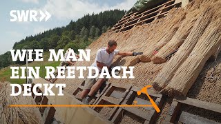 Wie man ein Reetdach deckt  SWR Handwerkskunst [upl. by Nikal335]