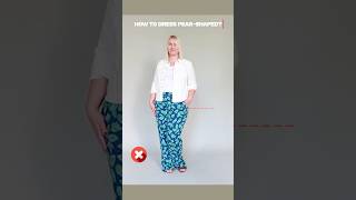 Styling tip for pearshaped body type fashiontips [upl. by Asim]