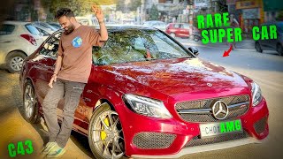 India ki😍Most Rare Super Car Mercedes Amg C 43🚀🔥 [upl. by Dallas]