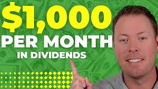 How To Earn 1000 Per Month In Dividends [upl. by Yelsew]