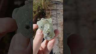 Some Double Bubbly Prehnite Crystals crystals gems gemstones minerals rocks nature science [upl. by Adilem]