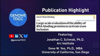 Largescale evaluation of the ability of RNAbinding proteins to activate exon inclusion [upl. by Petta]