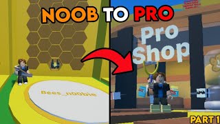 Noob to pro bee swarm simulator ascended part 1 [upl. by Holladay]