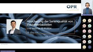 LIVEWEBINAR Absicherung der Serienqualität zu Elastomerbauteilen [upl. by Alejandrina997]