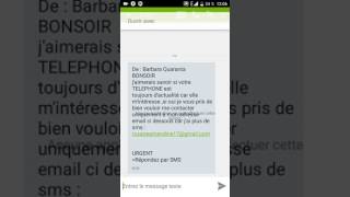 01 LE BONCOIN FR  ATTENTION ARNAQUE NUMERO SURTAXE Mail [upl. by Nairb]