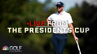 Presidents Cup Day 2 foursome matchups set  Live From the Presidents Cup  Golf Channel [upl. by Aihsi]