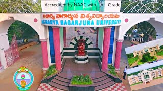 ANU ACHARYA NAGARJUNA UNIVERSITY  University in Guntur  Campus tour  4k anu appgcet eapcet [upl. by Ennaeel457]