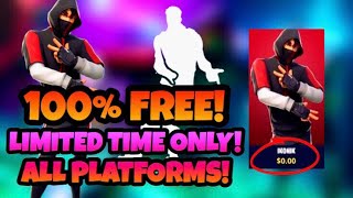 HOW TO GET THE IKONIK SKIN FOR FREE EASY AND SAFE ALL PLATFORMS [upl. by Kennan375]