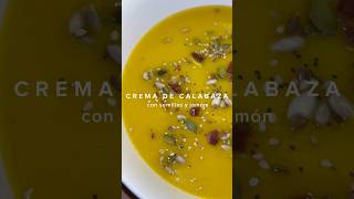 CREMA DE CALABAZA [upl. by Oznofla]