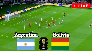 🔴EN VIVO  ARGENTINA vs BOLIVIA I Eliminatorias 2024  TRANSMISIÓN COMPLETA EN VIVO AHORA [upl. by Zebulon]