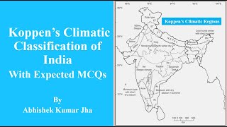 Koppen’s Climatic Classification of India with Expected MCQs  By Abhishek Kumar Jha [upl. by Ordway]