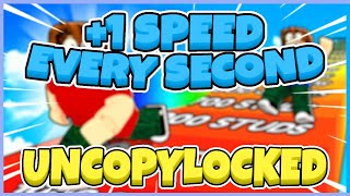 1 Speed Every Second Free Uncopylocked Roblox Studio [upl. by Repotsirhc]