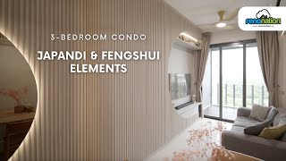 Inside a Harmonious 3Bedroom Condo with Japandi and Fengshui Elements [upl. by Eimirej693]