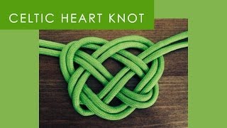 How to Make a Celtic Heart Knot  St Patricks Day DIY [upl. by Koral]