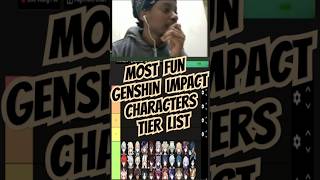 10 most fun genshin impact characters tier list genshinimpacttierlist shorts top10 [upl. by Atiragram]