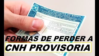 Principais CausaS multas que levam a Perda da permissão Habilitação Provisória para dirigir [upl. by Hoes]