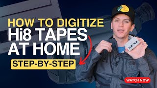 How To Transfer Hi8 Tapes to Digital Videos StepByStep At Home [upl. by Margaretha214]