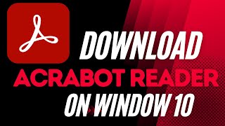 How To Download Acrobat Adobe reader For Windows 71011 [upl. by Particia]