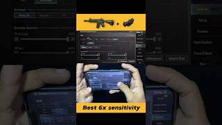 🔥6X Zero Recoil sensitivity  6x no Recoil Spray  6x Zero Recoil Sensitivity with Gyroscope [upl. by Wallinga828]