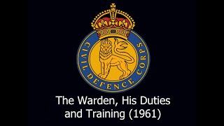 The Warden His Duties and Training [upl. by Cheston]