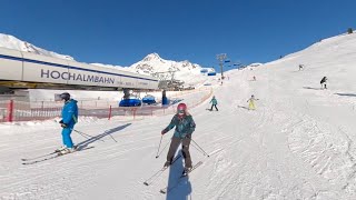 Obertauern Austria January 2024 Ski run blue 10a8a [upl. by Anola]