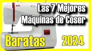 👕🔥Las 7 MEJORES Máquinas de Coser BUENAS y BARATAS de Amazon 2024✅CalidadPrecio Portátiles [upl. by Airehs]