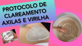 Protocolo de clareamento axilas e virilha Argila óleos essenciais e vegetais Aula 2 [upl. by Edrock]