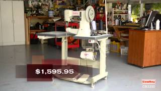 Cowboy CB3200 Leather Sewing MachineSaddle and Harness Stitcher [upl. by Friedrick]