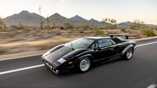 1989 Lamborghini Countach 25th Anniversary Driving Video [upl. by Holly]