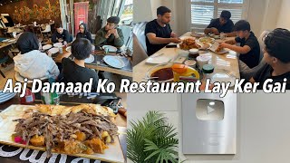 Aaj Damaad Ko Restaurant Lay Ker Gai  Winter Shooping Ki Saqib nay  Lahori Chana Recipe [upl. by Garrison936]