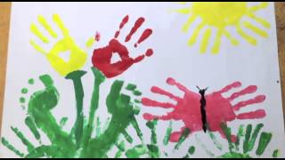 Four cute handprint art projects [upl. by Ruffina]