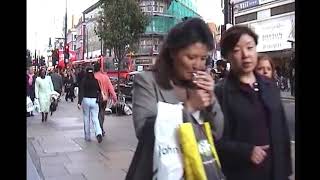 Shoppers in Oxford St London 2004 [upl. by Fedak]