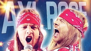 Maria Tyszkiewicz jako Axl Rose  Guns N Roses połączone z występem Guns N Roses  szopall [upl. by Penrod]