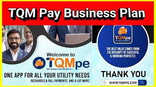 TQM pay  TQM pay Full Business Plan  New Launch Mlm Compnay  ROI Plan 2024  MLM Plan  New Plan [upl. by Mulderig]