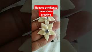 Nuevos pendientes Hemisferio creativoaretesartesanales artesania [upl. by Nhabois]