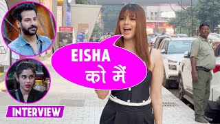 Bigg Boss 18 Alice Kaushik Interview On Eisha Being Time God Karanveer amp More [upl. by Nipahc]