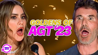 ALL 7 GOLDEN BUZZERS on AGT 2023 [upl. by Adniralc]