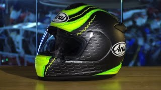 Arai Vector2 Crutchlow Full Face Motorcycle Helmet Review [upl. by Joanie]