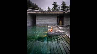 7132 Hotel amp Therme Vals in Switzerland is STUNNING [upl. by Aik718]