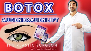 BOTOX  Augenbrauen Lift  Eyebrow Lift  Dr Alawi [upl. by Emaj95]