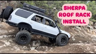 SHERPA ROOF RACK INSTALL ON MY 3RD GEN 4RUNNER [upl. by Ahsrat]