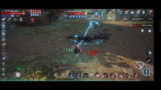 LANCER LVL 130 304K PS VS SORCERER 140 317K PS TIER2 weapon  MIR4 GLOBAL mir4 [upl. by Cherye]