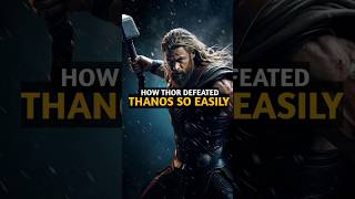 How Thor Defeated Thanos So Easily In Infinity War 🤯 shorts [upl. by Carlin237]