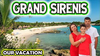 GRAND SIRENIS RIVIERA MAYA RESORT AND SPA  Jungle Hotel with lots of fauna and flora Mexico [upl. by Valida]