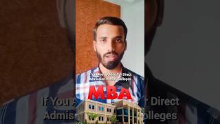 Direct Admission in MBA Colleges in India  mba admissionsopen admission college [upl. by Rydder]